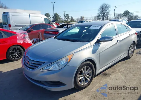2014 Hyundai Sonata Gls z USA, uszkodzony, nr VIN 5NPEB4AC8EH821163